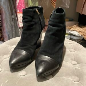 Tory Burch heel black bootie size 8.5